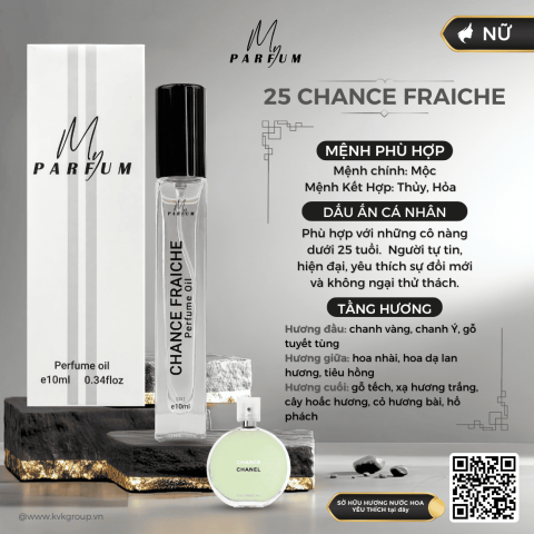 [25] Chance Fraiche Nữ Tính, Hiện Đại