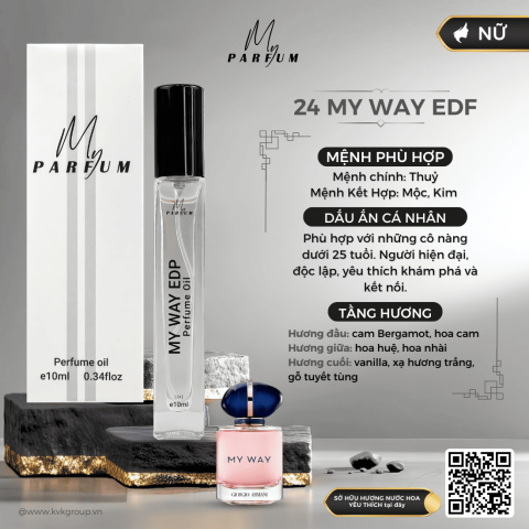 [24] My Way EDP Hiện Đại, Thanh Lịch